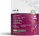 ResBiotic resG prebeet - Prebiotics Drink for Digestion, Occasional Constipation, Gas, Bloating with Akkermansia & GLP-1 Support w/Beet Root & Fiber, Gut Health for Women & Men - 180g (30 Servings)