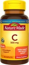 Nature Made Vitamin C 500 Mg Caplets with Rose HIPS, 130 Tablets (Pack of 3)