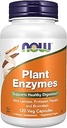 NOW Foods Supplements, Plant Enzymes with Lactase, Protease, Papain and Bromelain, 120 Veg Capsules