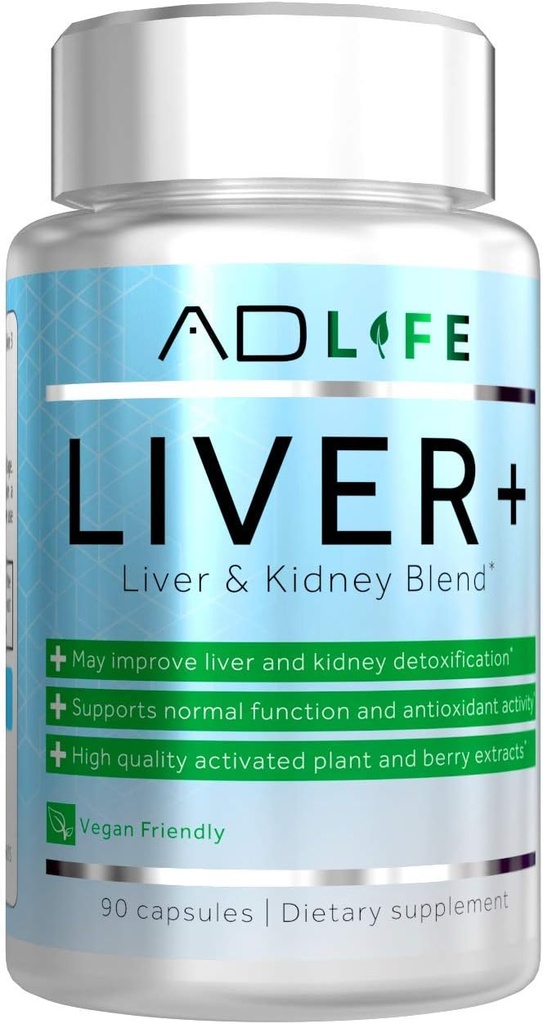 Project AD Liver+ Liver Cleanse & Detox, Liver Supplement (90 Capsules)