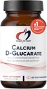 Designs for Health Calcium D-Glucarate - 1200mg CDG for Liver Support - Detoxification + Healthy Hormone Metabolism Support Supplement for Men + Women - Non-GMO, Soy-Free (60 Capsules)