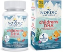 Nordic Naturals Children’s DHA, Strawberry - 180 Mini Chewable Soft Gels for Kids - 250 mg Omega-3 with EPA & DHA - Brain Development & Function - Non-GMO - 45 Servings