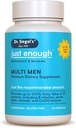 Dr. Siegal's Just Enough Multivitamins for Men - 60 Capsules - 60 Servings Vegetarian Multivitamin for Men Capsules - Men's Daily Multivitamin - Mens Multivitamins & Multi Minerals Supplement