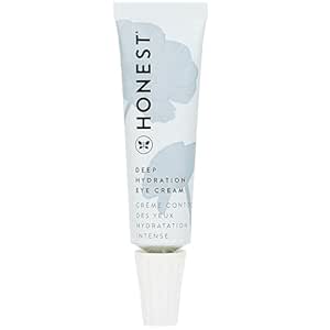 Honest Beauty Deep Hydration Eye Cream for All Skin Types | Plumps + Hydrates | Hyaluronic Acid, Chamomile, Calendula | EWG Verified + Cruelty Free | 0.5 fl oz