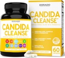 Candida Cleanse Detox (60 Count) Advanced 11-in-1 Formula for Overgrowth Treatment with Candida Killer Complex for Men and Women - Third Party Tested - Made in USA