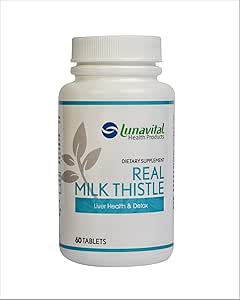 Real Milk Thistle, Detox & Liver Health, 60 Tablets