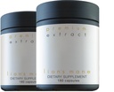 ORIVeDA Lion’s Mane Organic Mushroom Extract 2-Pack - Fruiting Body 180 v-caps, Pure Mycelium 180 v-caps • Supports The Brain and Nervous System