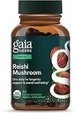 Gaia Herbs Reishi Mushroom - Helps Maintain a Healthy Immune System & Supports Heart Health - Adaptogen Herbal Supplement for Longevity Support - 40 Vegan Liquid Phyto-Capsules (40-Day Supply)