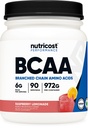 Nutricost BCAA Powder 2:1:1 (Raspberry Lemonade, 90 Servings)