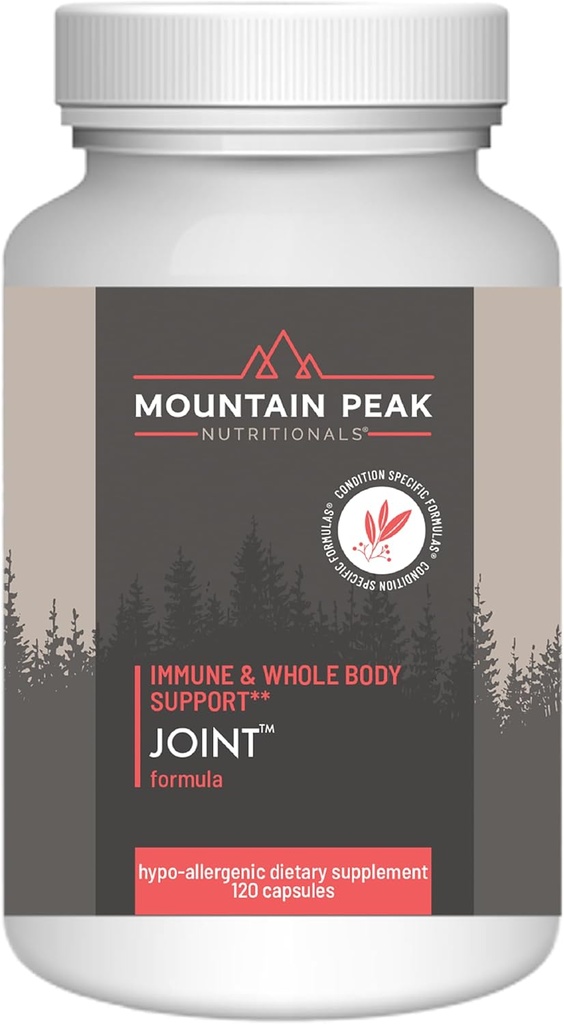 Mountain Peak Nutritionals Joint Formula - Joint Support Supplement with Glucosamine, Boswellia & Vitamin C - Supports Joint Flexibility & Mobility - Hypoallergenic Dietary Supplement (120 Capsules)