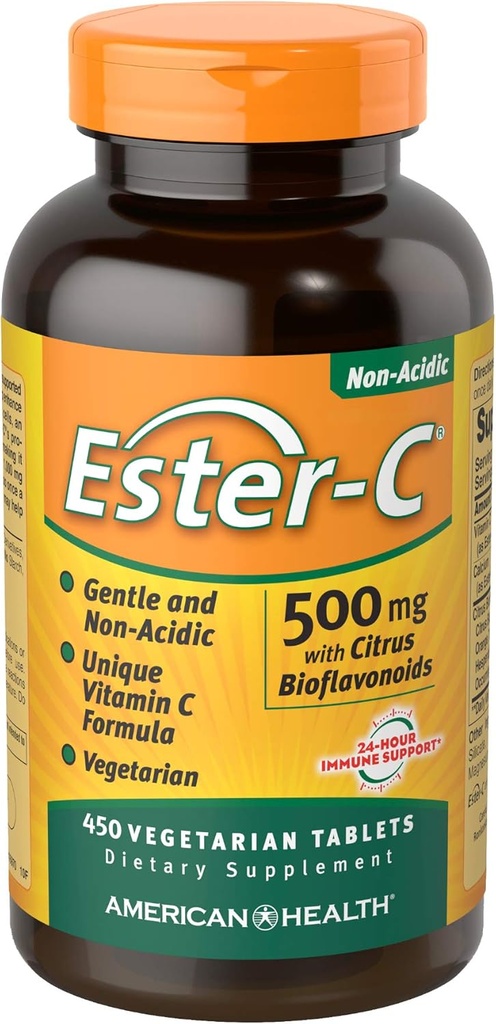Ester-Vitamin C with Citrus Bioflavonoids 500 Milligrams 450 Veg Tabs