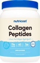 Nutricost Collagen Peptides Powder 1LB (454 G) - Grass Fed Bovine Collagen Hydrolysate (Unflavored)