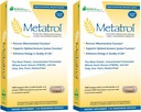 American BioSciences Metatrol 2-Box Bundle, Mitochondrial Rescue & Daily Immune System Support Fermented Wheat Germ Extract - Super Concentrate, 60 Capsules per Box, 41mg of FWGE-SC per Serving