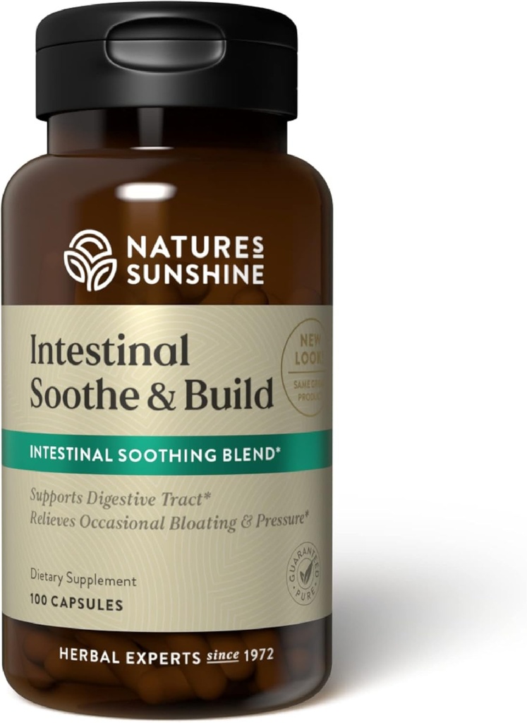 Nature's Sunshine Intestinal Soothe and Build 100 Capsules