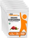 BulkSupplements.com Organic Schisandra Extract Powder - Schisandra Supplement, from Schisandra Berries - Herbal Supplement, Gluten Free - 1000mg per Serving, 5kg (11 lbs) (Pack of 5)