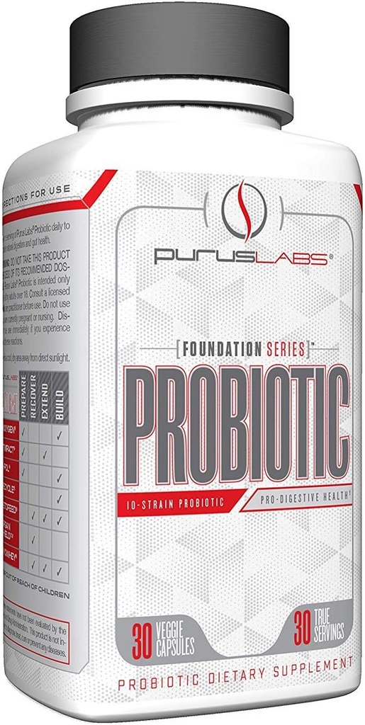 Purus Labs PROBIOTIC Capsules, 30 Servings