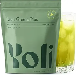 Yoli® Lean Greens Plus - Super Greens Powder - Greens Superfood Powder Supplement - 14 OZ