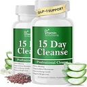 DR VITAMIN SOLUTIONS 15 Day Gut Cleanse Detox for Women w/GLP-1 Support - Natural Colon & Detox Cleanse for Weight Loss - Bloating & Constipation Relief - Flushes Toxins & Supports Immunity - 60 Ct.