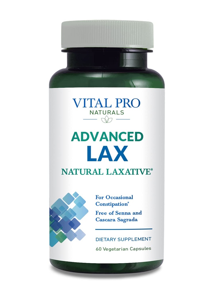 Vital Pro Naturals - Advanced Lax Natural Laxative Formula 60 Capsules