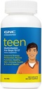 GNC Milestones Teen Multivitamin for Boys 12-17, Supports Energy Production and Muscle Function,120 Caplets