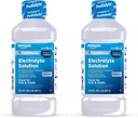   Basic Care Oral Electrolyte Solution, Unflavored, 33.8 Fl Oz (Pack of 2)