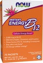 NOW Supplements, Instant Energy B-12 (2,000 mcg of B-12 per packet), Cellular Energy Boost*, 75 Packets