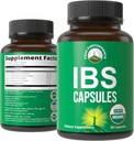 USDA Organic IBS Capsules for Relief, Ingestion, Bloating, Gas. Irritable Bowel Supplement with 5 Handpicked Organic Ingredients. Peppermint Oil, Sea Buckthorn, Fennel Seed, Rosemary Leaf, Basil Leaf