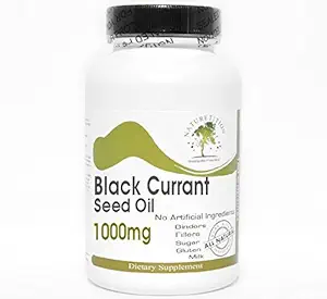 Black Currant Seed Oil 1000mg ~ 180 Capsules - No Additives ~ Naturetition Supplements