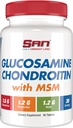 SAN Premium Glucosamine Chondroitin with MSM Complex for Joint Support - Natural Formula for Healthy Joints and Mobility. 30 Servings