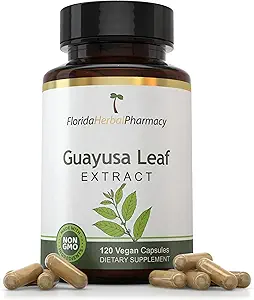Florida Herbal Pharmacy, Guayusa Leaf Extract Supplement Capsules