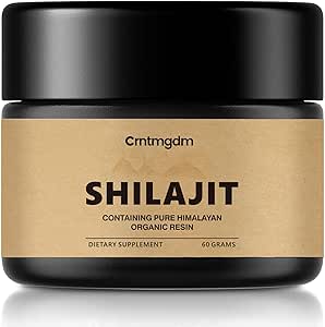 Shilajit Pure Himalayan Organic shilajit Resin with 85+ Humic Acid, Trace Minerals, and Fulvic Acid, Powerful Shilajit Gel for Men & Women, Premium Enhancer for Energy and Immune Support, 60g