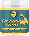 Micronized Creatine Monohydrate Powder, Unflavored, Pre Workout, Post Workout, Recovery, Muscle Building, Improve Athletic Performance, 300 Gram, 5000mg per Serving, 60 Servings