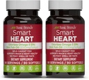 Basic Brands Smart Heart Odorless Omega-3 Fish Oil 1000mg - Triple Strength EPA & DHA, Non-GMO, Heart & Cognitive Support - 90 Burpless Softgels - 2-Pack