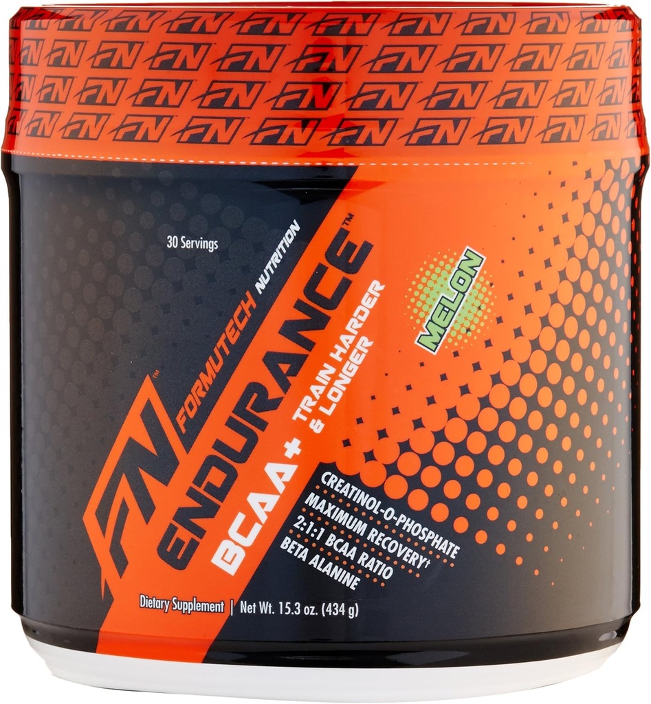 Endurance BCAA Plus, Designed for Training Harder and Longer with Beta Alanine, Melon, 434 Gram