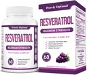 Purely Optimal Resveratrol Supplement 1500mg – Trans-Resveratrol from Japanese Knotweed, Polyphenol Complex – Supports Graceful Aging, Vitality, Cognitive & Skin Health – 60 Vegan Capsules