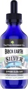 The Food Movement Co. Black Earth Silver 20ppm 4 oz Dropper - Vegan Colloidal Silver Liquid with Humic and Fulvic Acids and Trace Minerals for Digestion, Immune Support, and Whole Body Health