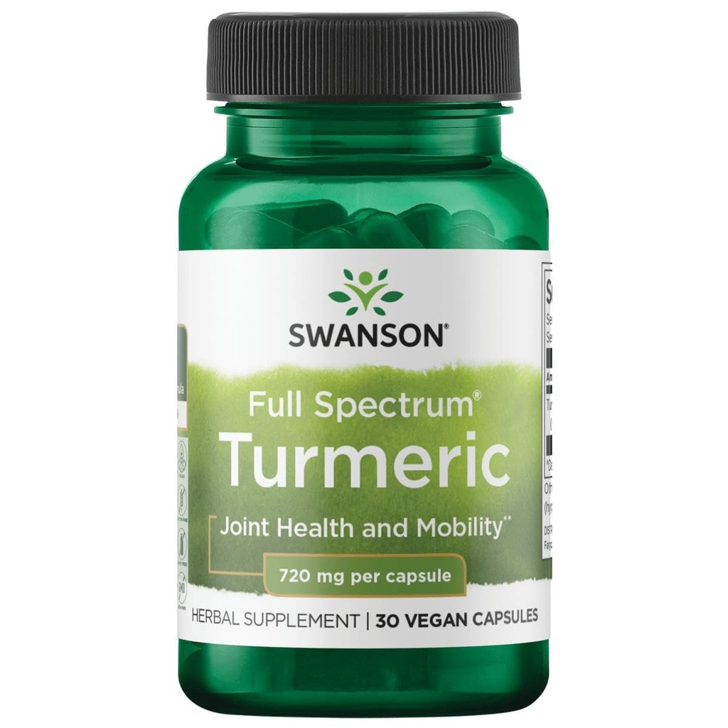 Swanson Turmeric 720 Milligrams 30 Capsules
