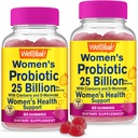 WellYeah 25 Billion Probiotics for Women Cranberry and D-Mannose Gummies (2 Pack) - Vaginal and Gut Health, Digestive Support, and Feminine Health - Womens Probiotic with 12 Strains - 60 Gummies