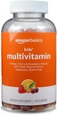   Basics Kids' Multivitamin, 190 Gummies, Orange, Cherry & Strawberry (Previously Solimo)