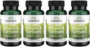 Swanson Full Spectrum Ginger & Turmeric 60 Capsules 4 Pack