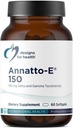Designs for Health Annatto-E 150mg Tocotrienols - DeltaGold Vitamin E Complex Supplement with Delta + Gamma Tocotrienols - Cardiovascular, Healthy Aging + Antioxidant Support - Non-GMO (60 Softgels)