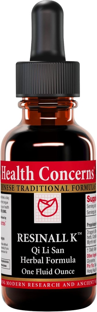 Health Concerns Resinall K - Energy Healing & Regeneration Support Formula - 1 fl oz