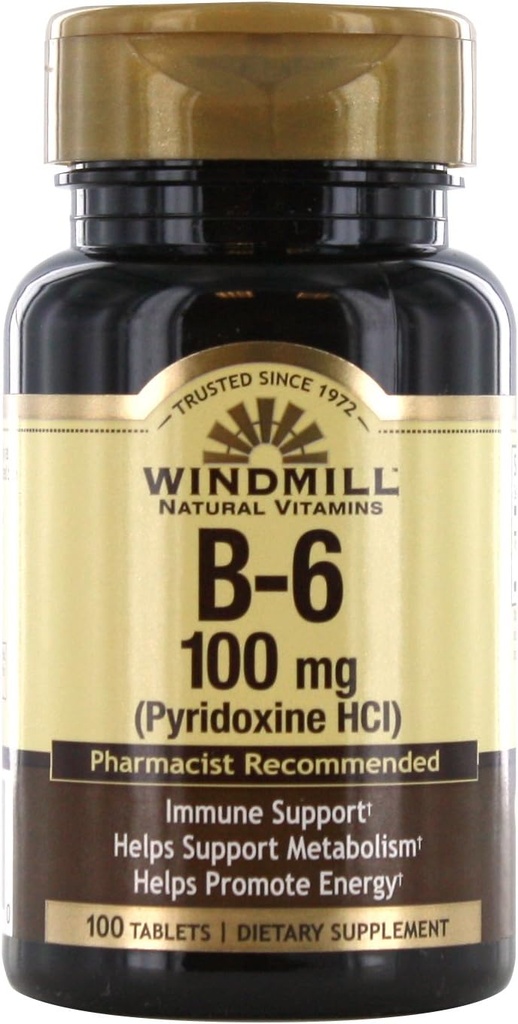 VIT B-6 TABS 100 MG WMILL 100