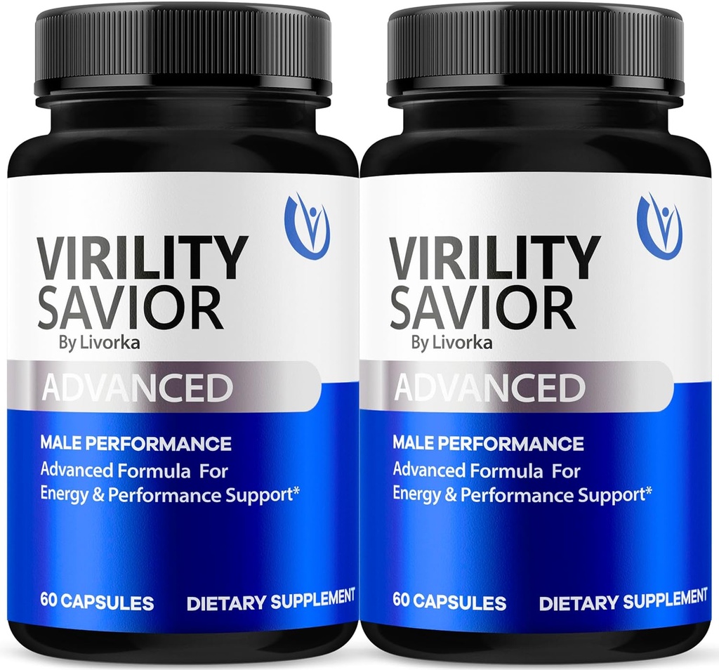 (2 Pack) VirilitySavior Pills, VirilitySavior, VirilitySavior Capsules Advanced Formula, Official VirilitySavior All Natural Capsules, VirilitySavior Pills Reviews, 120 Capsules for 2 Months