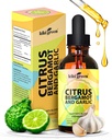 KIKI Green Liquid Citrus Bergamot & Garlic Extract - Citrus Bergamot Supplement for Heart Health, Immune System Support and Healthy Aging Non-GMO, Gluten-Free Supplement 2 Fl Oz.