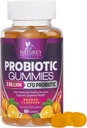 Probiotic Gummies for Women & Men's Digestive Health, 5 Billion CFU, Best Daily Probiotics Gummy for Vaginal, Immune Support & Gut Health, Supports Occasional Constipation Gas & Bloating, 60 Gummies