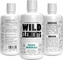 Wild Elements Gut Support Fulvic Acid Mineral Blend Derived from Ancient Plant Deposits, Heal Gut Lining, Improve Cognition and Immunity, 70+ Minerals, All Natural, 32 oz