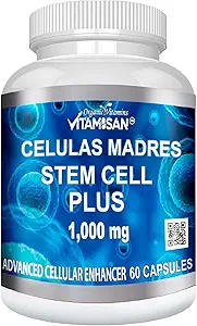 Celulas Madres 60 Capsules Vitamisan 1000 mg Aphanizomenon Flos-aquae Blue Green Algae AFA Stem Natural Cell
