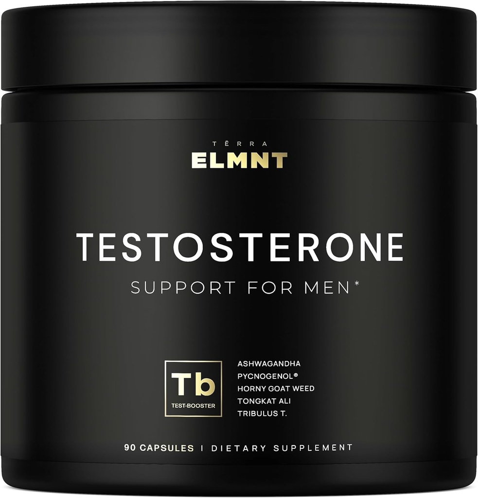 21,800mg Testosterone Booster for Men 8X Strength w. Ashwagandha, Tongkat Ali, Pycnogenol, Tribulus - Total T Testosterone Supplement for Men Male Enhancing Libido Test Booster + Muscle Builder Pills