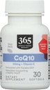 365 by Whole Foods Market, CoQ10 100 MG Plus Vitamin E, 30 Count